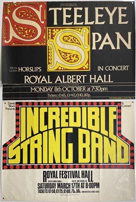 Lot 161 - FOLK / ROCK CONCERT POSTERS INC JETHRO TULL / STEELEYE SPAN ETC.