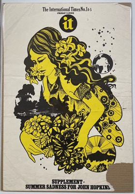 Lot 164 - BLIND FAITH 1969 POSTER / INTERNATIONAL TIMES POSTER.