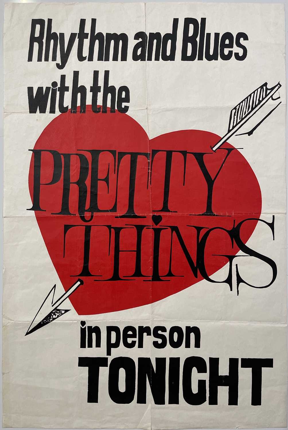 Lot 165 - 1964 PRETTY THINGS POSTER.