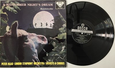 Lot 24 - PETER MAAG - MENDELSSOHN - A MIDSUMMER NIGHT'S DREAM LP (OG DECCA SXL 2060 - ED1)