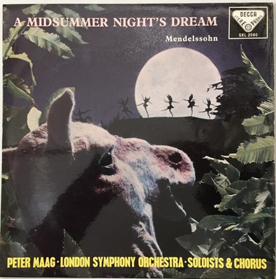 Lot 24 - PETER MAAG - MENDELSSOHN - A MIDSUMMER NIGHT'S DREAM LP (OG DECCA SXL 2060 - ED1)