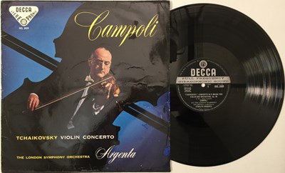 Lot 25 - ARGENTA - TCHAIKOVSKY - VIOLIN CONCERTO LP (OG DECCA SXL 2029 - ED1)