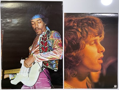 Lot 172 - 1970S COMMERCIAL POSTERS - ROLLING STONES / DOORS / JIMI HENDRIX.