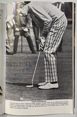 Lot 88 - GOLF MEMORABILIA - MULTI-SIGNED 1973 OPEN PROGRAMME INC ARNIE PALMER.