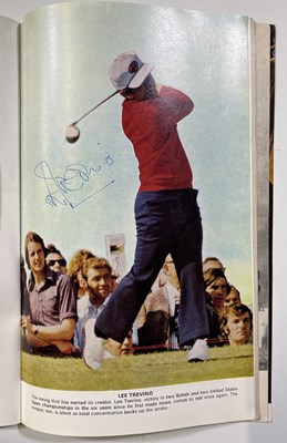 Lot 88 - GOLF MEMORABILIA - MULTI-SIGNED 1973 OPEN PROGRAMME INC ARNIE PALMER.