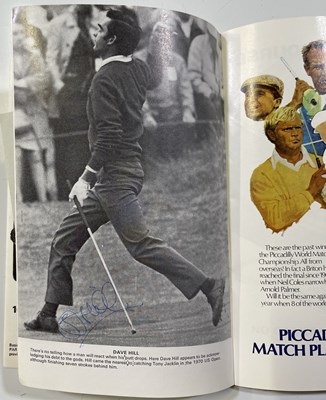 Lot 88 - GOLF MEMORABILIA - MULTI-SIGNED 1973 OPEN PROGRAMME INC ARNIE PALMER.