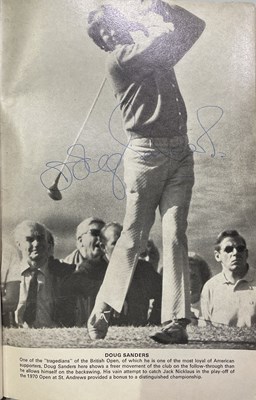 Lot 88 - GOLF MEMORABILIA - MULTI-SIGNED 1973 OPEN PROGRAMME INC ARNIE PALMER.