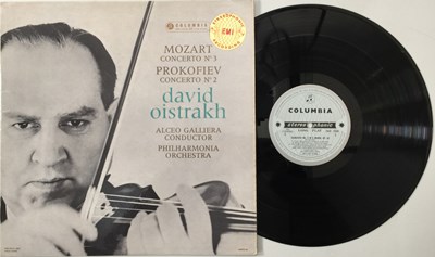 Lot 28 - DAVID OISTRAKH - MOZART / PROKOFIEV CONCERTOS LP (OG COLUMBIA SAX 2304)