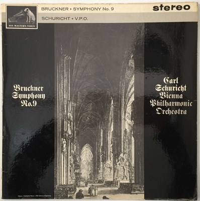 Lot 49 - CARL SCHURICHT - BRUCKNER: SYMPHONY NO.9 LP (UK STEREO - HMV - ASD 493)