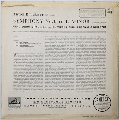 Lot 49 - CARL SCHURICHT - BRUCKNER: SYMPHONY NO.9 LP (UK STEREO - HMV - ASD 493)