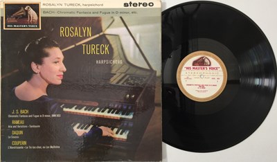 Lot 50 - ROSALYN TURECK - BACH: CHROMATIC FANTASIA AND FUGUE LP (UK STEREO - HMV - ASD 453)