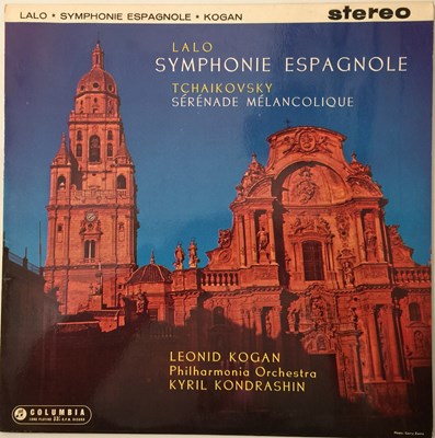 Lot 30 - LEONID KOGAN - LALO / TCHAIKOVSKY - SYMPHONIE ESPAGNOLE LP (ORIGINAL UK STEREO RECORDING -  COLUMBIA SAX 2329)