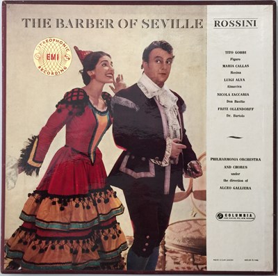 Lot 52 - ROSSINI: THE BARBER OF SEVILLE 3 LP BOX SET (UK STEREO - BLUE/ SILVER COLUMBIA - SAX 2266-2288)