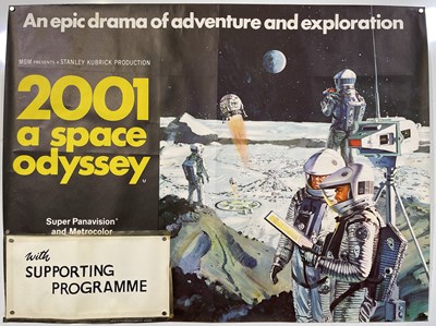 Lot 177 - 2001: A SPACE ODYSSEY (1968) ORIGINAL UK QUAD FILM POSTER.