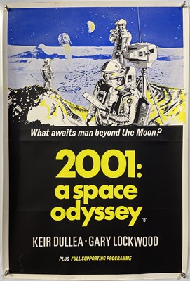 Lot 161 - 2001: A SPACE ODYSSEY (1968) ORiGINAL UK DOUBLE CROWN FILM POSTER.