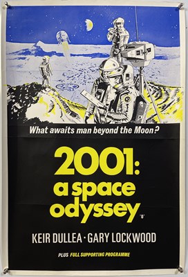 Lot 162 - 2001: A SPACE ODYSSEY (1968) ORIGINAL UK DOUBLE CROWN FILM POSTER.