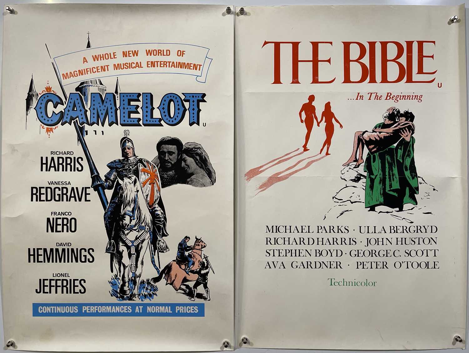 Lot 184 UK CINEMA POSTERS CAMELOT, THE LOVE BUG,