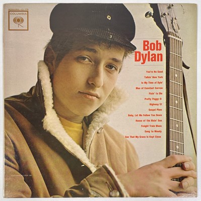 Lot 468 - BOB DYLAN, SIGNED AND INSCRIBED COPY OF THE DEBUT LP.