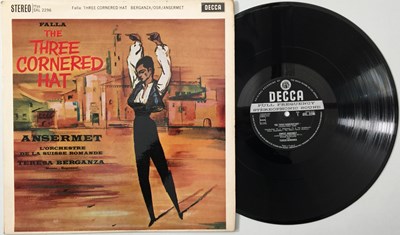 Lot 70 - ANSERMET - THE THREE CORNERED HAT LP (ED1 - DECCA SXL 2296)