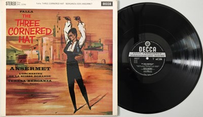 Lot 71 - ANSERMET - THE THREE CORNERED HAT LP (ED1 - DECCA SXL 2296)