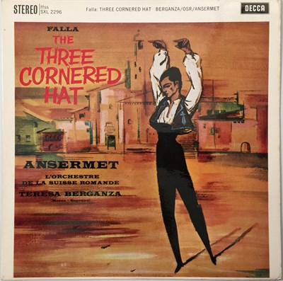 Lot 71 - ANSERMET - THE THREE CORNERED HAT LP (ED1 - DECCA SXL 2296)