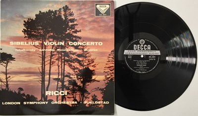 Lot 76 - RICCI / FJELDSTAD - SIBELIUS VIOLIN CONCERTO (DECCA SXL 2077 - ED1)