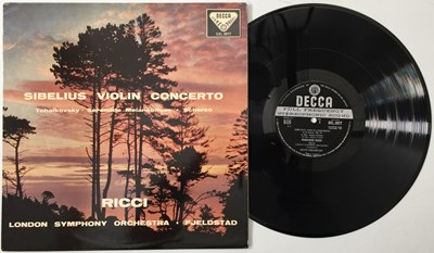 Lot 77 - RICCI / FJELDSTAD - SIBELIUS VIOLIN CONCERTO (DECCA SXL 2077 - ED1)