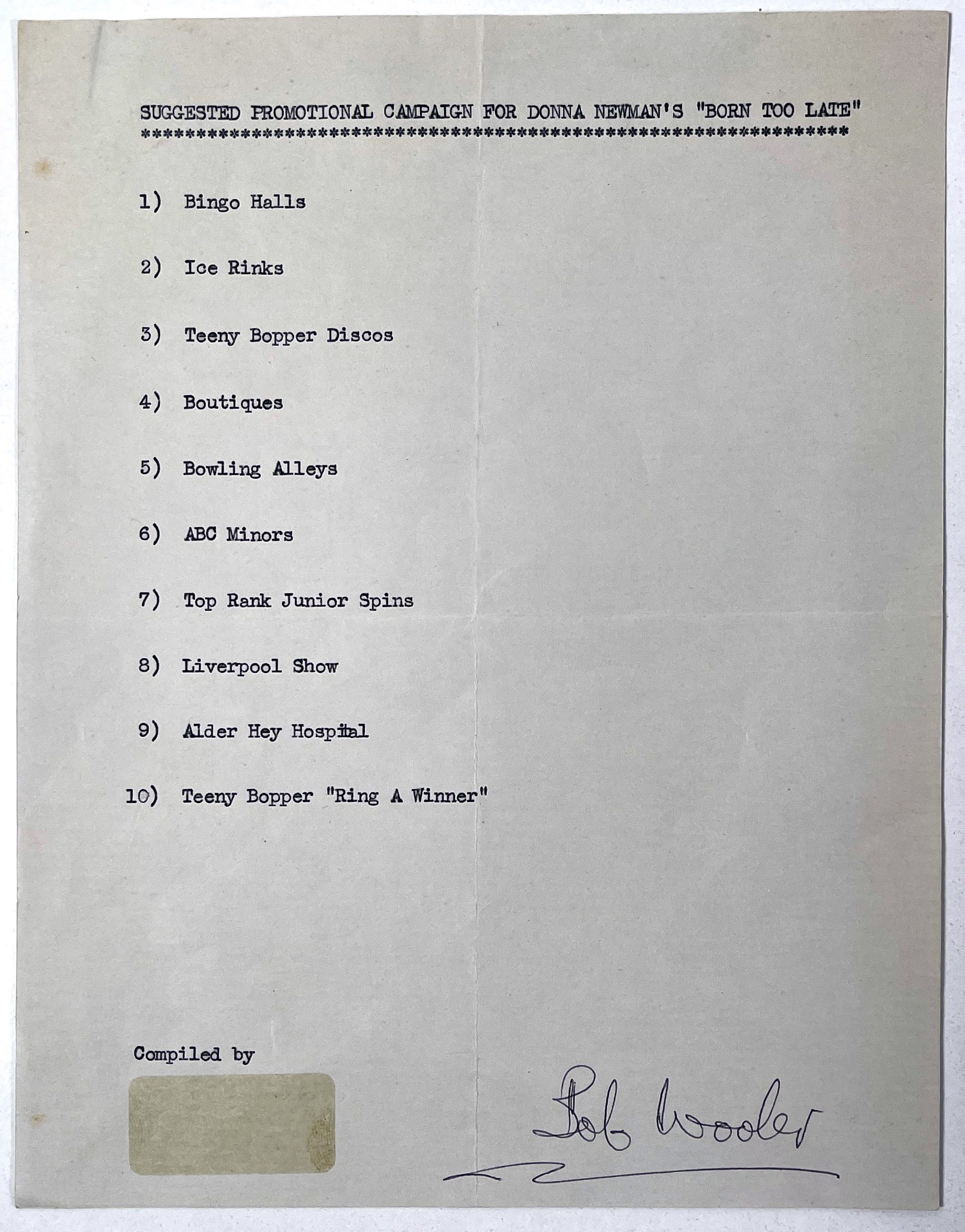 Lot 315 - THE BEATLES INTEREST - AUTOGRAPH COLLECTION