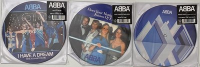 Lot 995 - ABBA - 7" ANNIVERSARY PICTURE DISC RELEASES