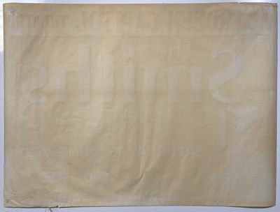Lot 443 - THE SMITHS - A 1984 CONCERT POSTER FOR ABERDEEN.