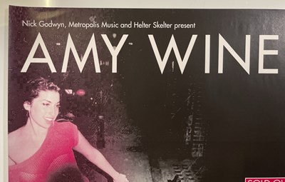 Lot 184 - AMY WINEHOUSE - PROMOTIONAL POSTERS.