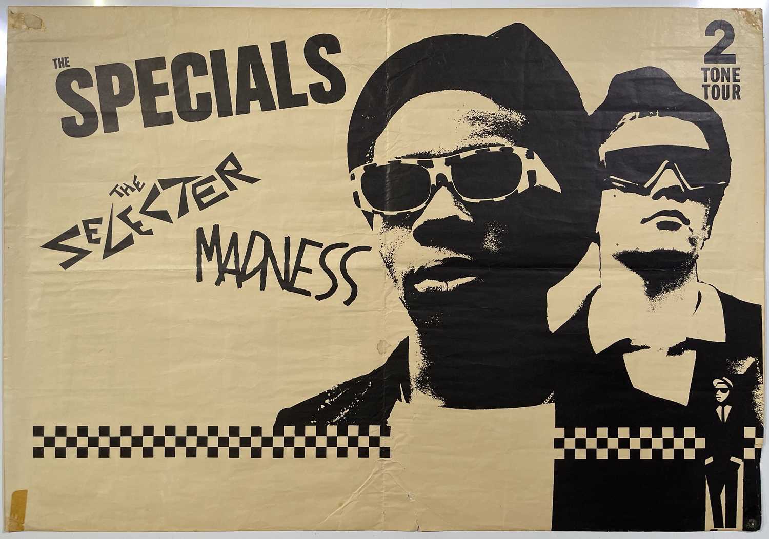 Lot 183 - 2 TONE / SKA - ORIGINAL 2 TONE TOUR POSTER - SELECTER / MADNESS / SPECIALS.