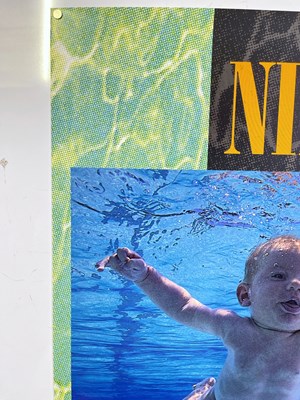 Lot 187 - NIRVANA - AN ORIGINAL SUBPOP PROMO POSTER FOR NEVERMIND.