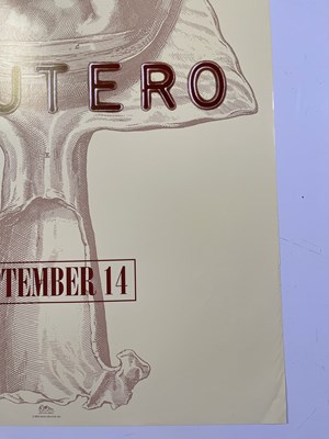 Lot 188 - NIRVANA - ORIGINAL 1993 GEFFEN IN UTERO PRE-RELEASE PROMO POSTER.