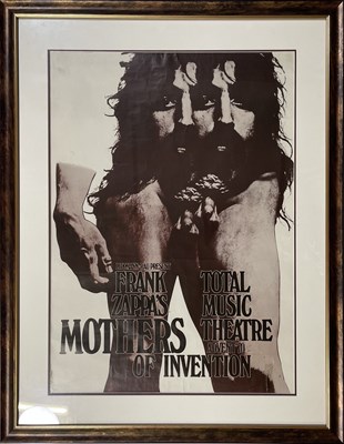 Lot 141 - FRANK ZAPPA - 1970 GUNTHER KIESER DESIGNED POSTER