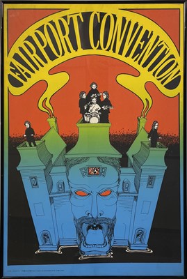 Lot 142 - FAIRPORT CONVENTION - AN OSIRIS/TSR POSTER, DESIGN BY GREGORY IRONS.