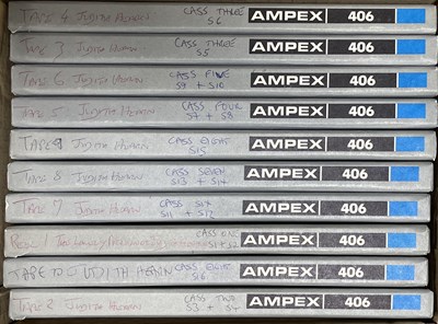 Lot 83 - LARGE COLLECTION OF AMPEX TAPE REELS - SOME RECORDINGS INC GENESIS.