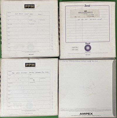 Lot 83 - LARGE COLLECTION OF AMPEX TAPE REELS - SOME RECORDINGS INC GENESIS.