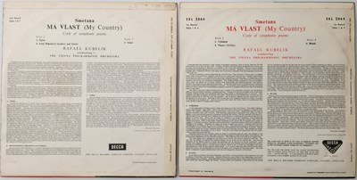 Lot 115 - RAFAEL KUBELIK - SMETANA MA VLAST LP (ORIGINAL UK STEREO RECORDINGS - DECCA SXL 2064/5)