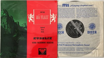 Lot 115 - RAFAEL KUBELIK - SMETANA MA VLAST LP (ORIGINAL UK STEREO RECORDINGS - DECCA SXL 2064/5)