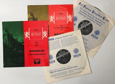 Lot 115 - RAFAEL KUBELIK - SMETANA MA VLAST LP (ORIGINAL UK STEREO RECORDINGS - DECCA SXL 2064/5)