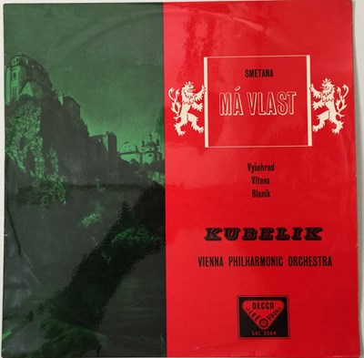 Lot 115 - RAFAEL KUBELIK - SMETANA MA VLAST LP (ORIGINAL UK STEREO RECORDINGS - DECCA SXL 2064/5)