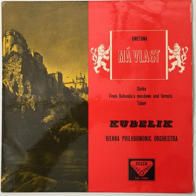 Lot 115 - RAFAEL KUBELIK - SMETANA MA VLAST LP (ORIGINAL UK STEREO RECORDINGS - DECCA SXL 2064/5)
