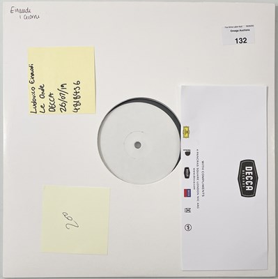 Lot 132 - LUDOVICO EINAUDI - LE ONDE (DECCA 4818456) - WHITE LABEL TEST PRESSING.