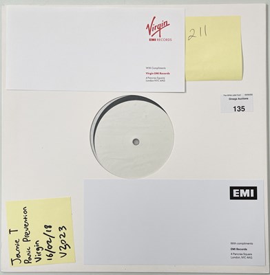 Lot 135 - JAMIE T  - PANIC PREVENTION (2018- VIRGIN V3023) WHITE LABEL TEST PRESSING.