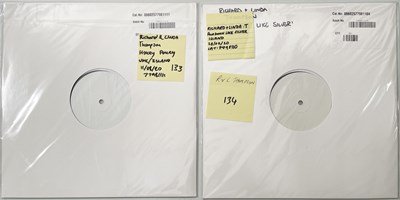 Lot 138 - RICHARD AND LINDA THOMPSON - 2020 WHITE LABEL TEST PRESSINGS.