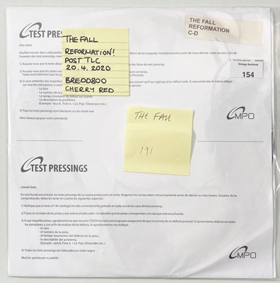 Lot 154 - THE FALL - REFORMATION POST TLC (2020, BREDD800) WHITE LABEL TEST PRESSING.