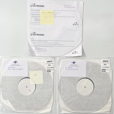 Lot 155 - YES INTEREST - RICK WAKEMAN WHITE LABEL TEST PRESSINGS.