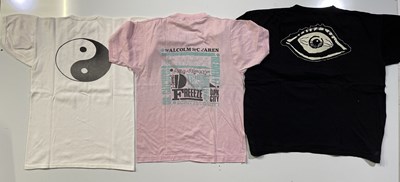 Lot 369 - FIVE MUSIC BAND T-SHIRTS - THE CRAMPS, EELS & MORE.