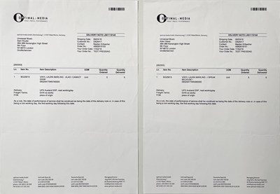 Lot 166 - LAURA MARLING - WHITE LABEL TEST PRESSINGS.